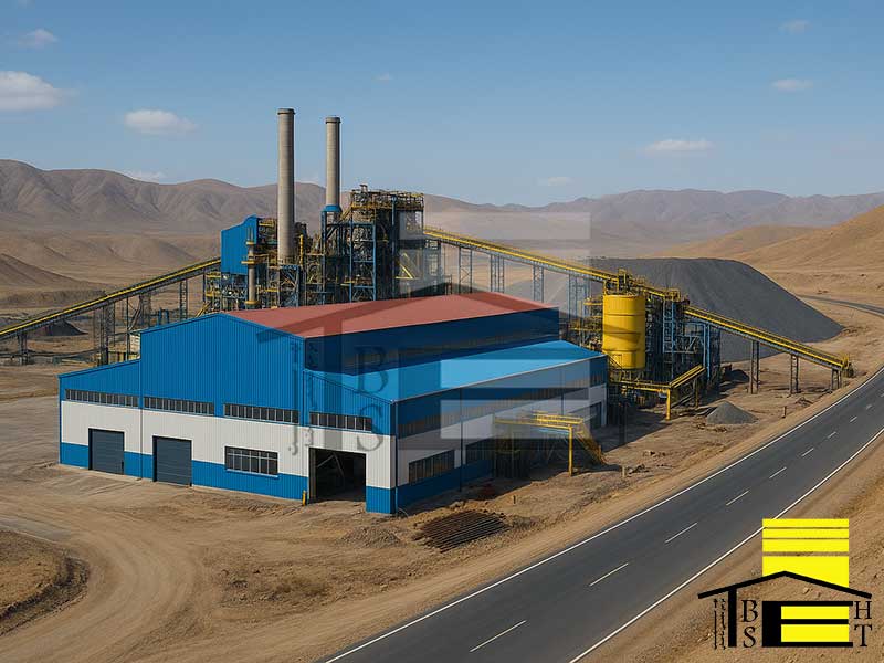 طراحی راه‌های دسترسی و کارخانه کنسانتره سنگ آهن گهر زمین بهست