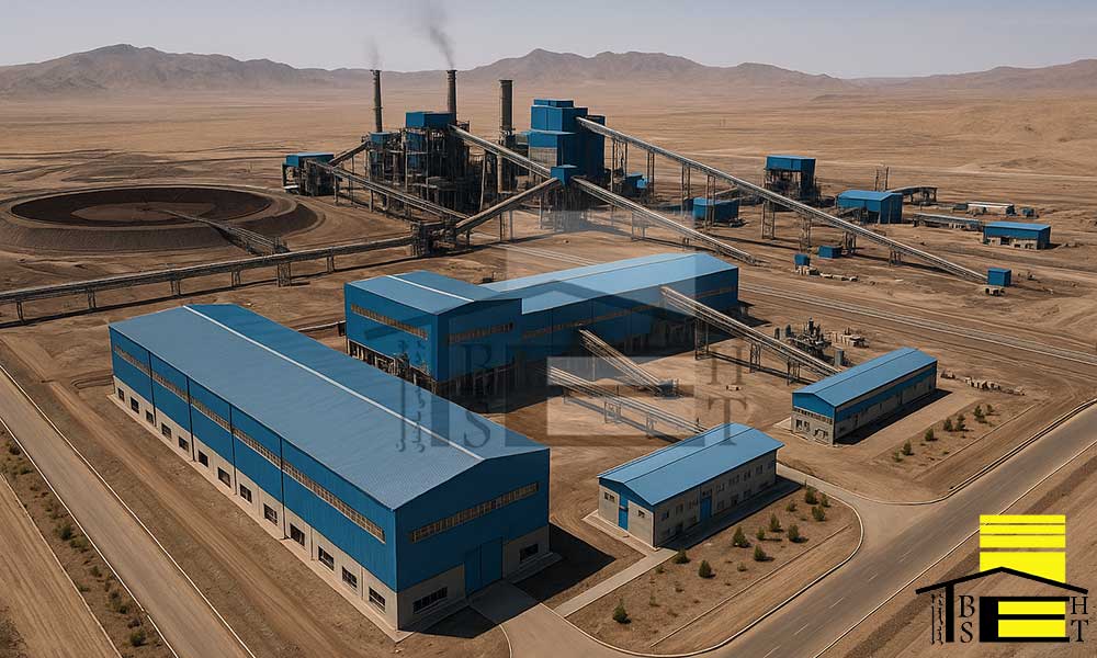 طراحی راه‌های دسترسی و کارخانه کنسانتره 4 میلیون تن گلفا گل گهر