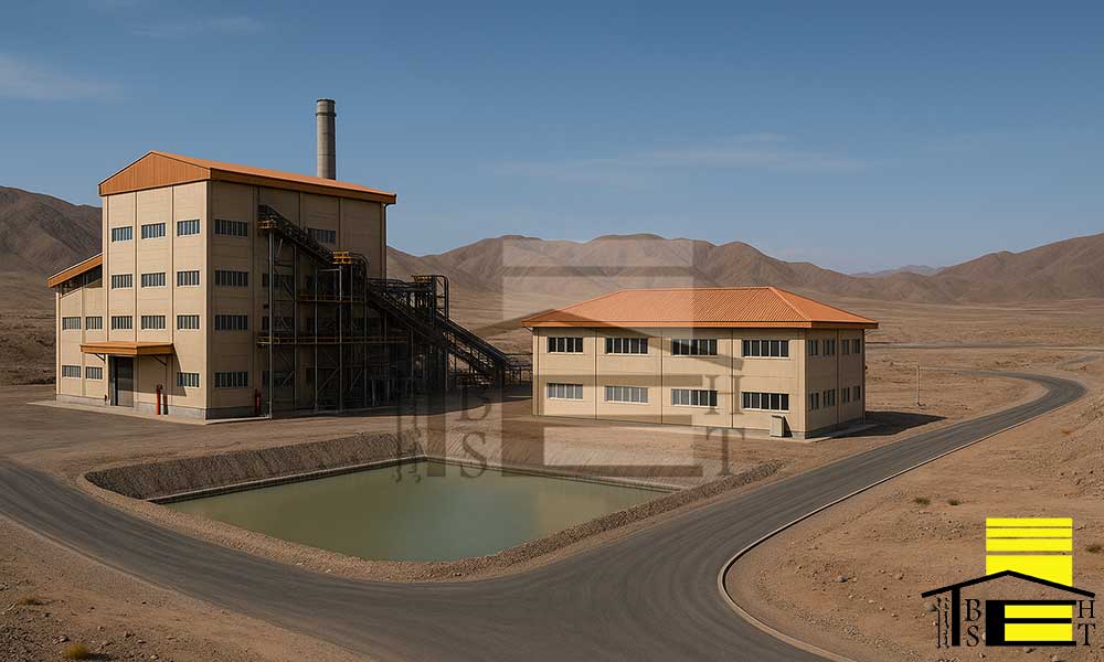 اجرای ساختمان‌های خدماتی و رفاهی و صنعتی معدن چاه رخنه طبس